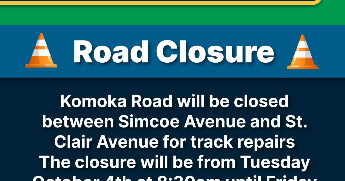Road Closure - Komoka Road | Middlesex County
